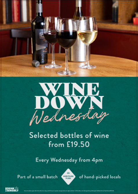 Wine Down Tuesday and Wednesday 