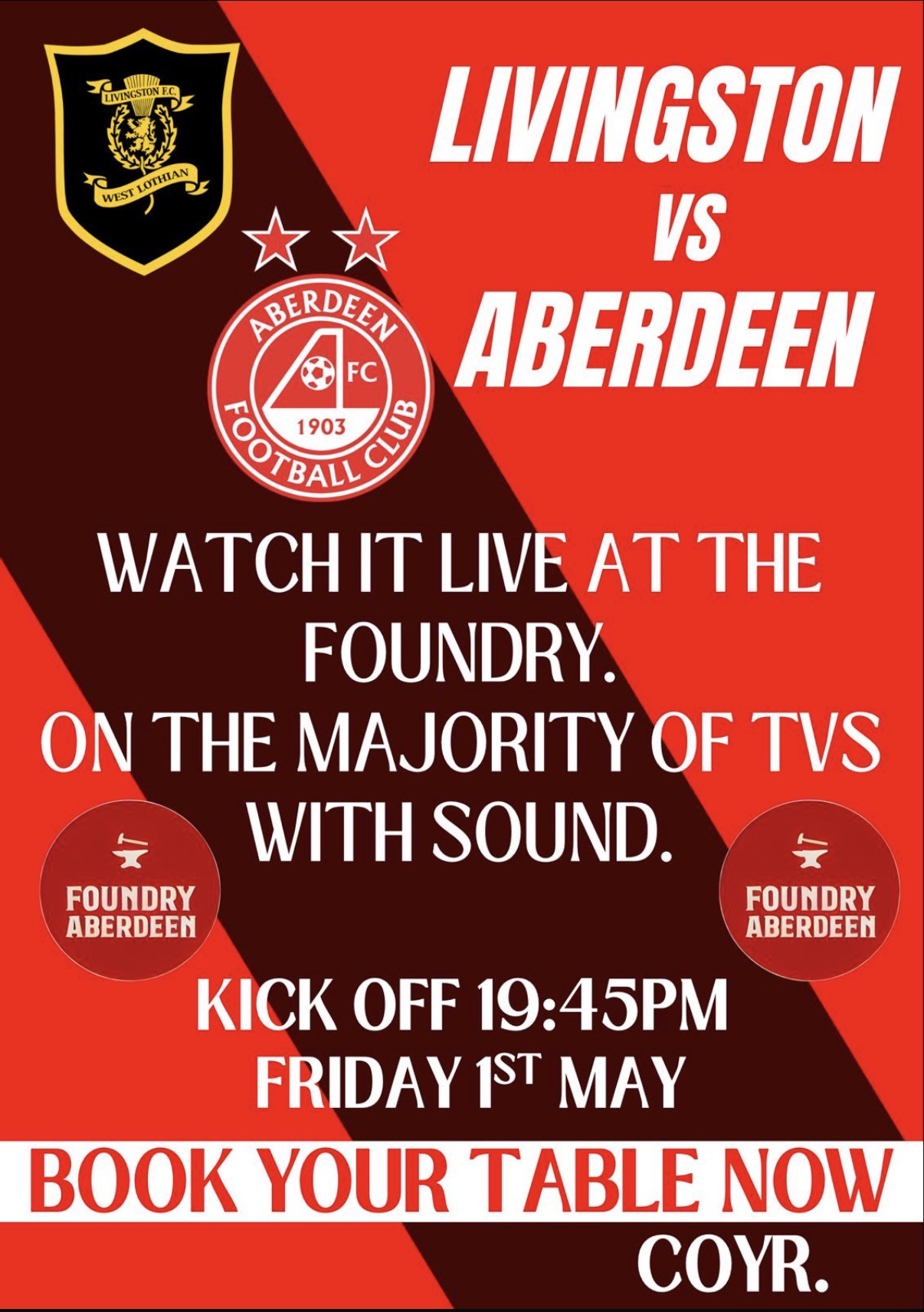 Livingston V Aberdeen 