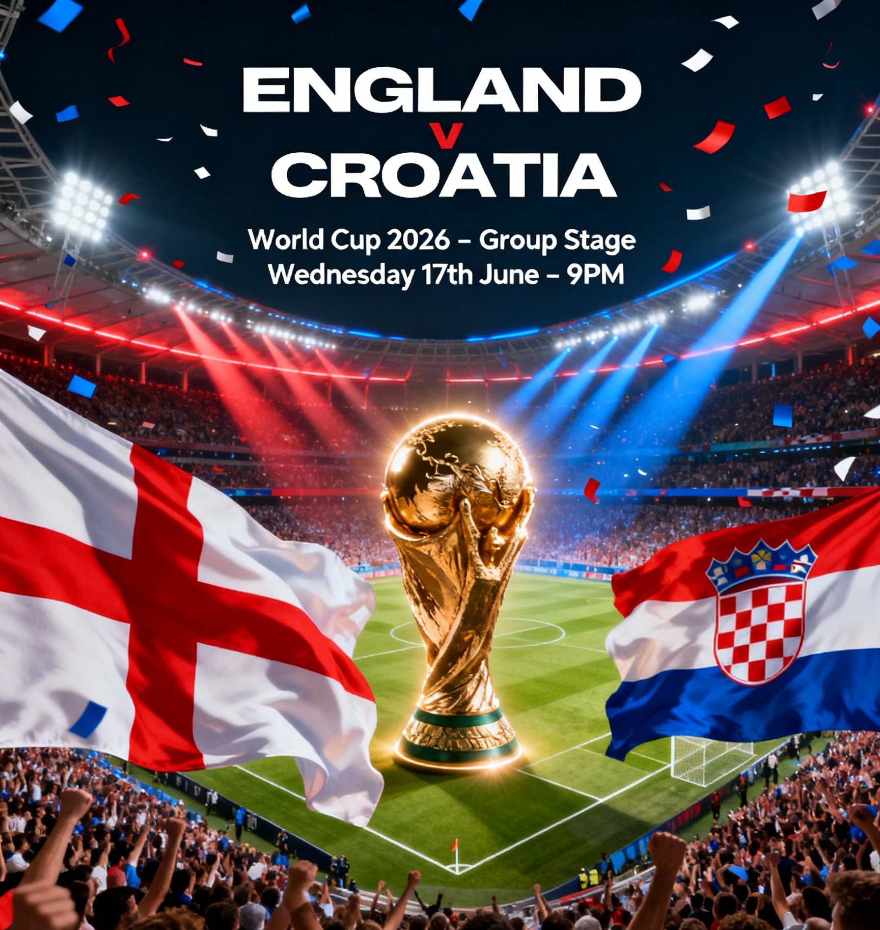 England V Croatia World Cup 2026 