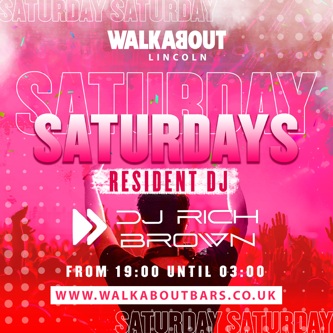 Saturday with DJ Rich Brown