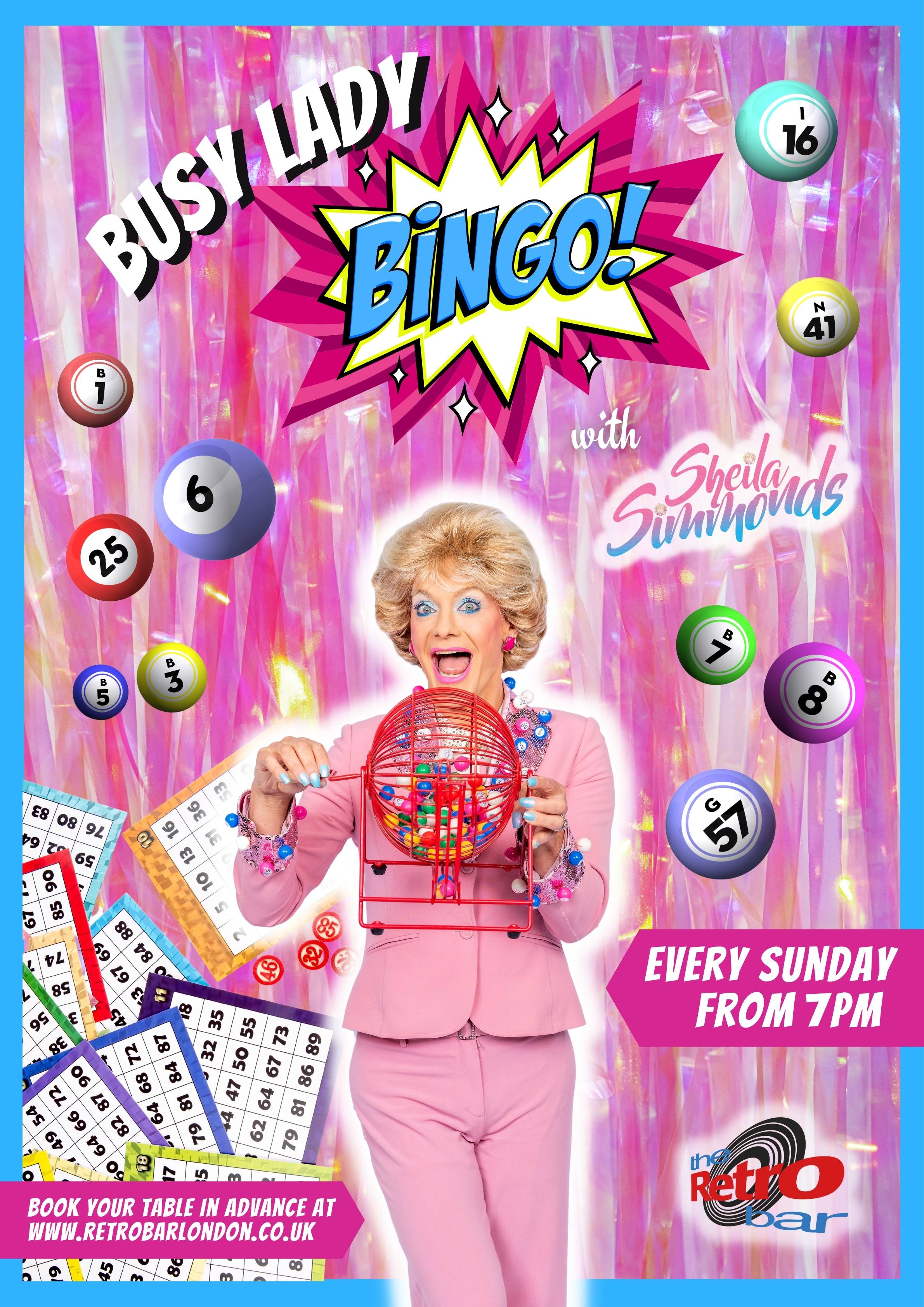 Busy Lady Bingo with Sheila Simmonds