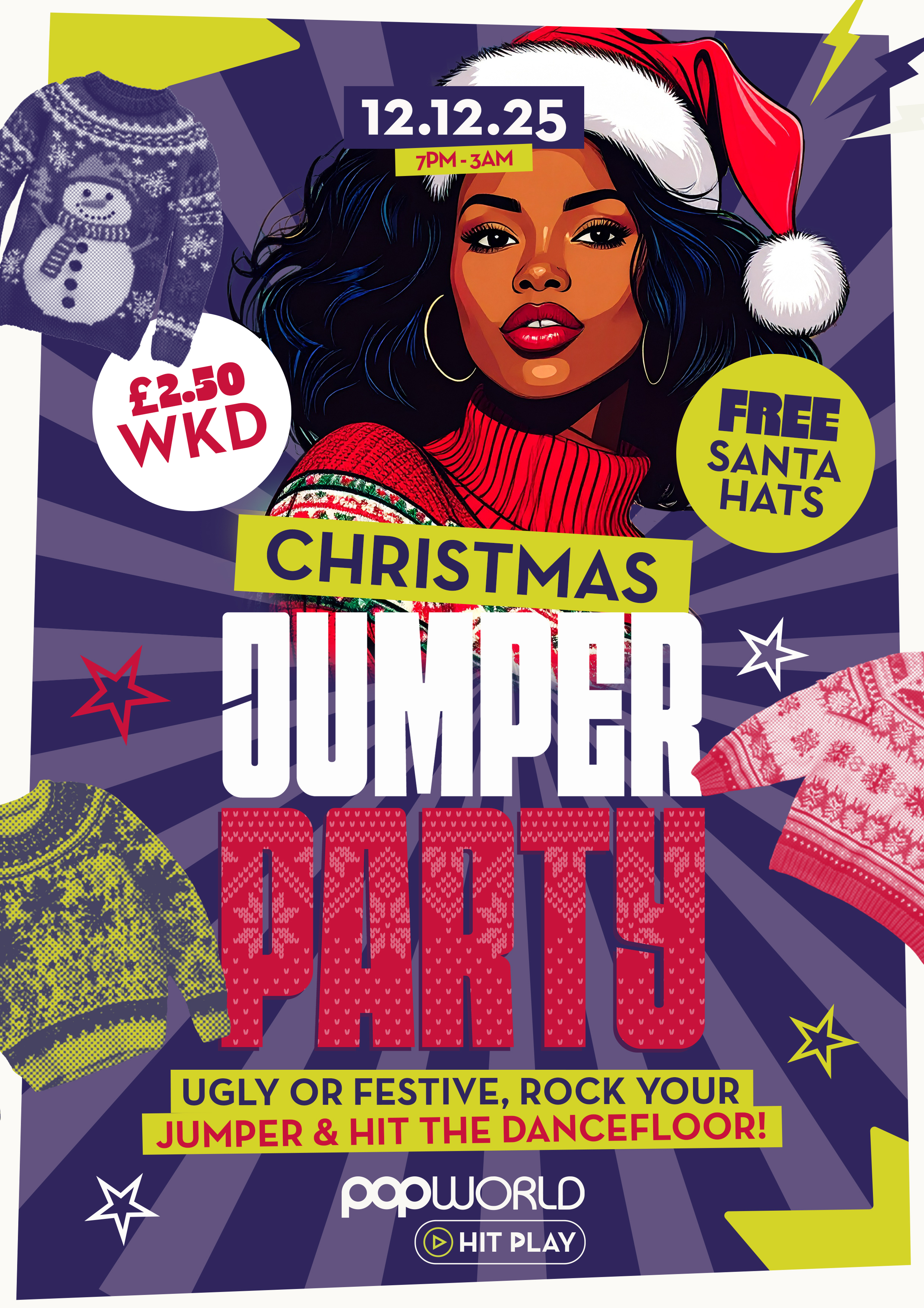 Popworld Christmas Jumper