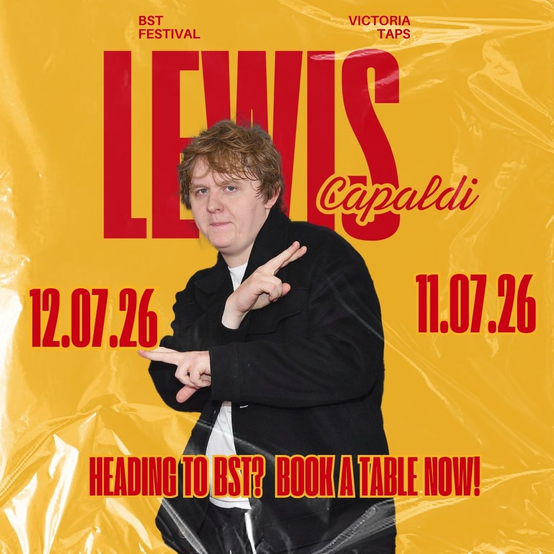 Lewis Capaldi BST pre drinks