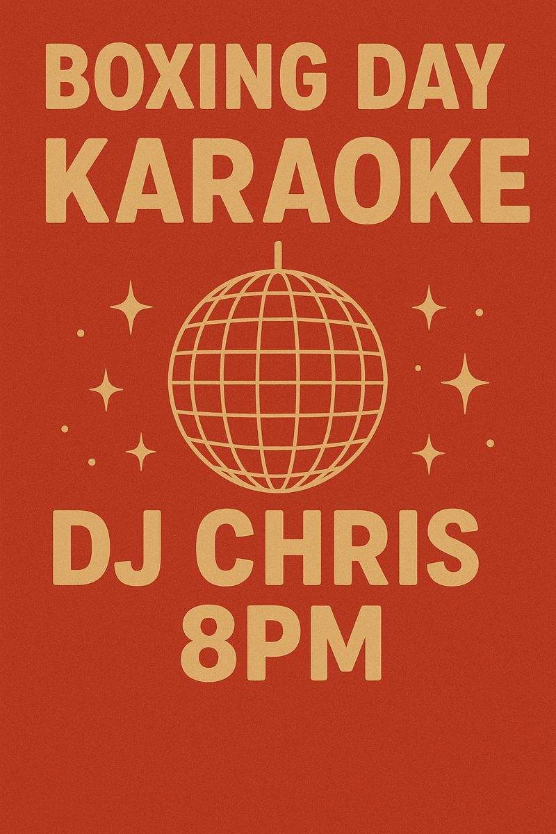 Boxing Day Karaoke Disco