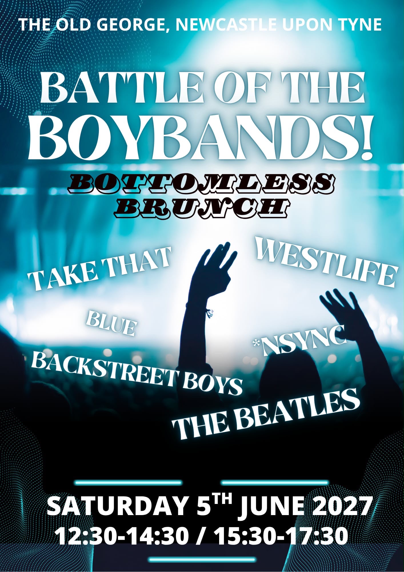 Bottomless Brunch Theme Boybands