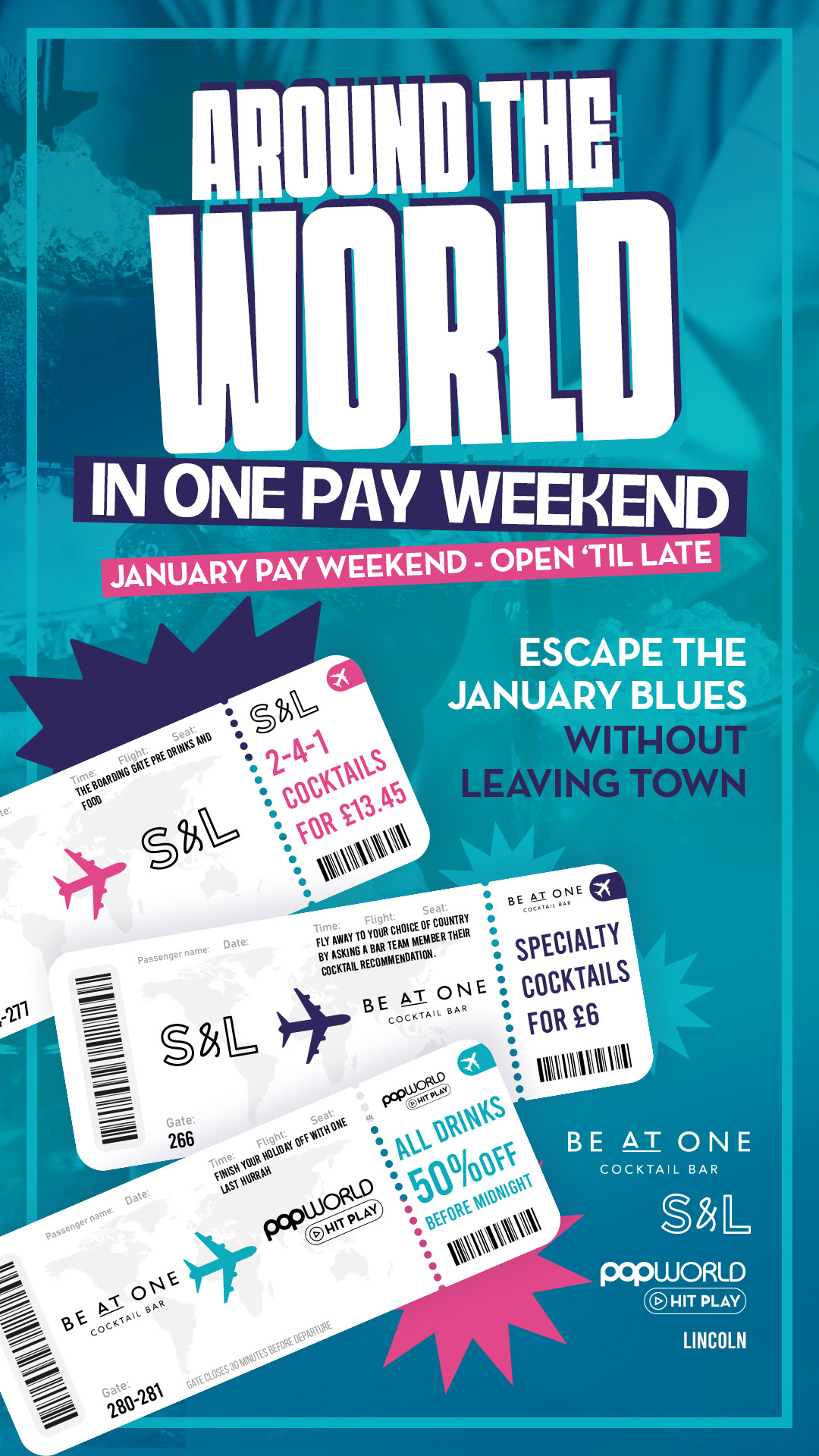 Around the World in one Pay Weekend