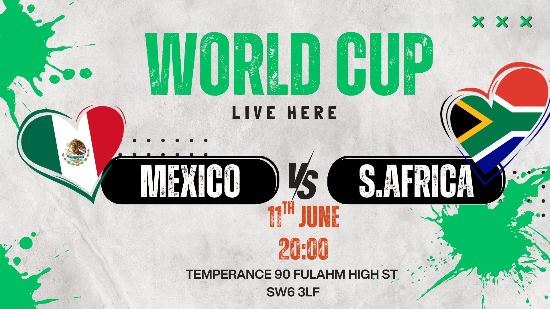 World Cup Mexico vs South Africa 