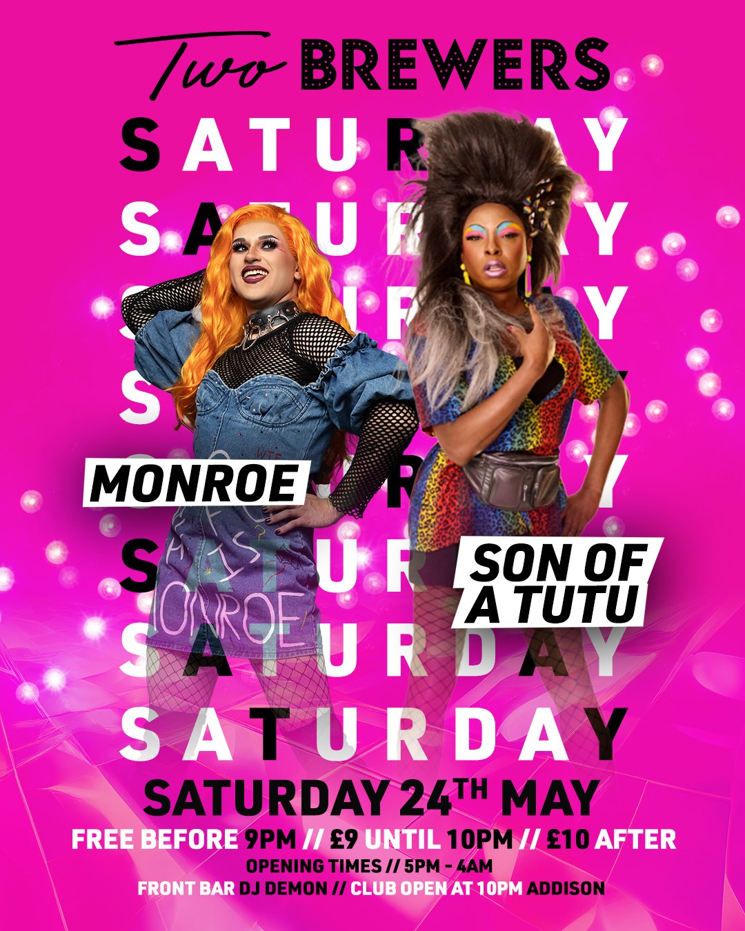 Saturday Night Drag Extravaganza - Cabaret and Clubbing