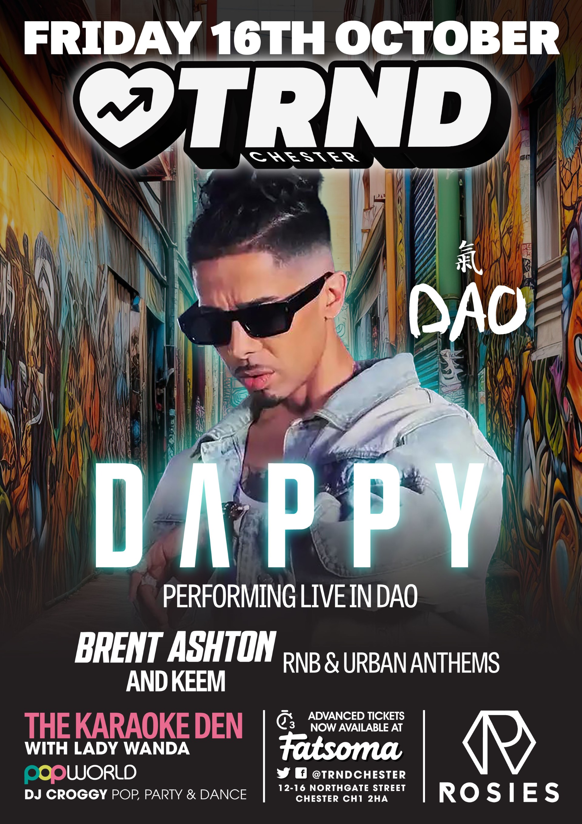 DAPPY AT ROSIES CHESTER