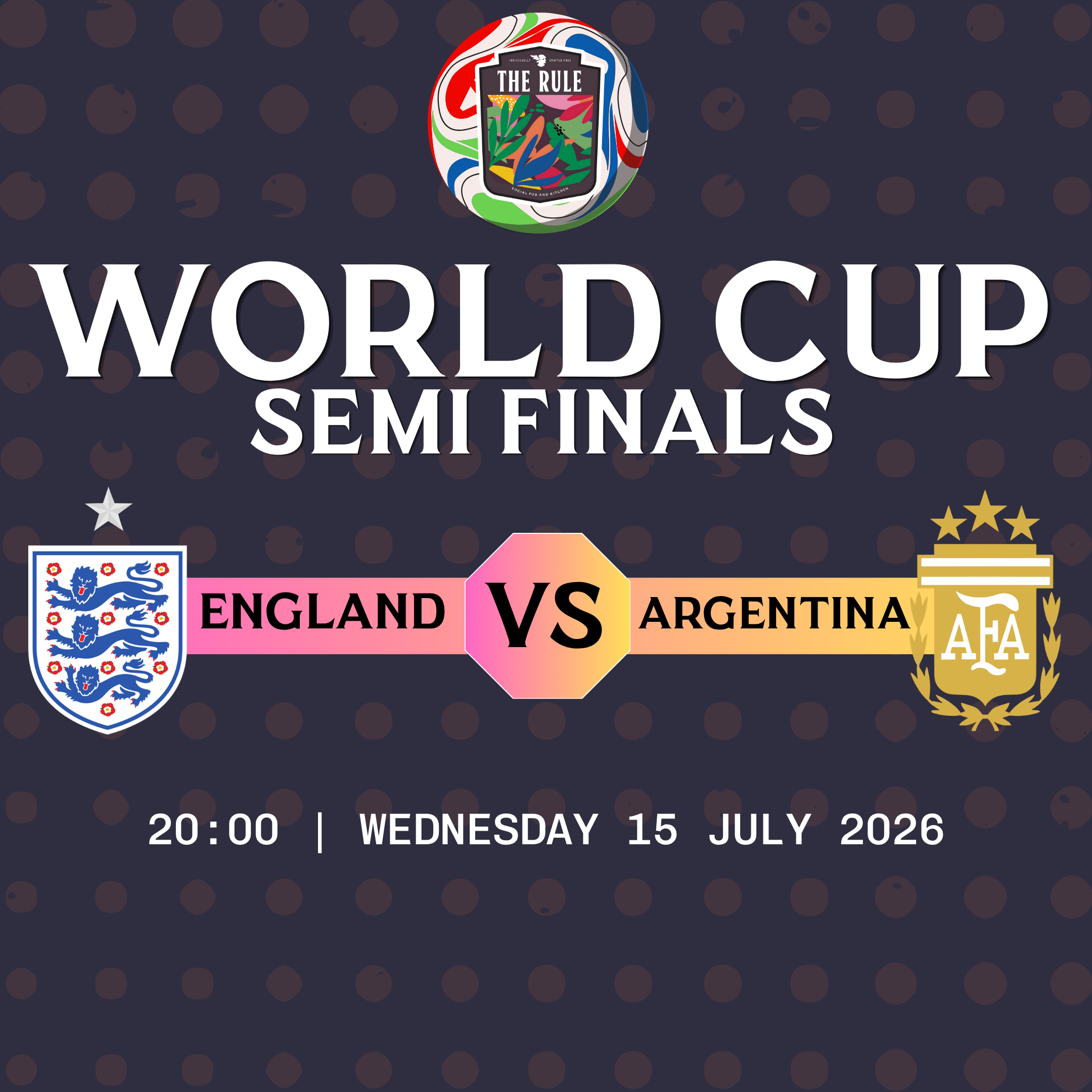 England v Argentina - WC Semi Final