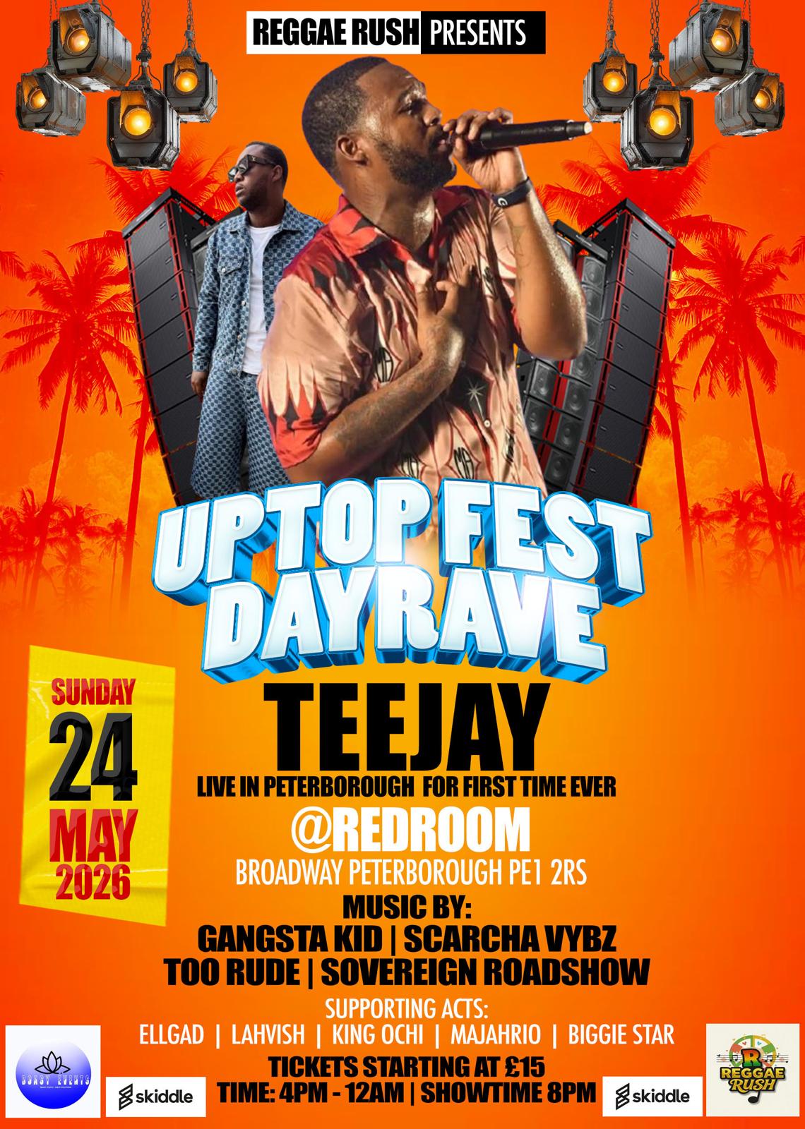 UP TO FEST DAYTIME RAVE TEEJAY LIVE