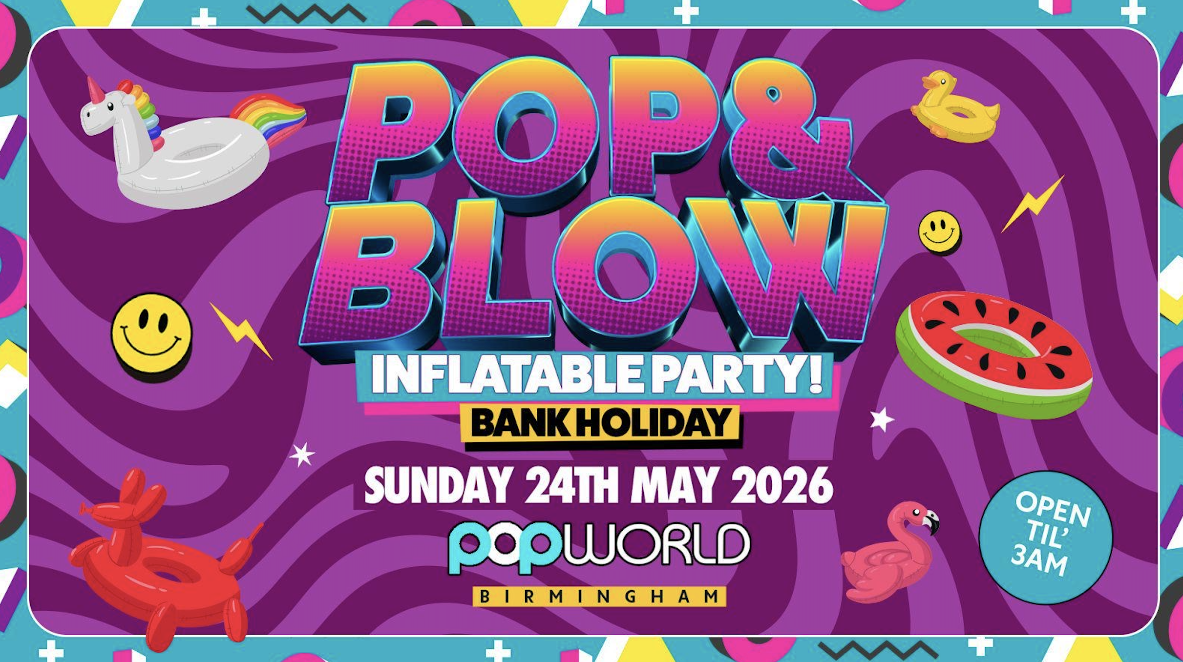 Pop And Blow Inflatable Party