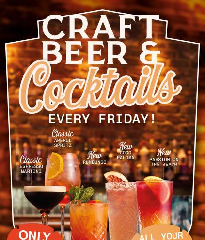 Craft and Cocktails 
