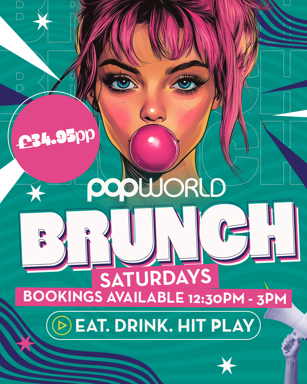 Popworld Bottomless Brunch 