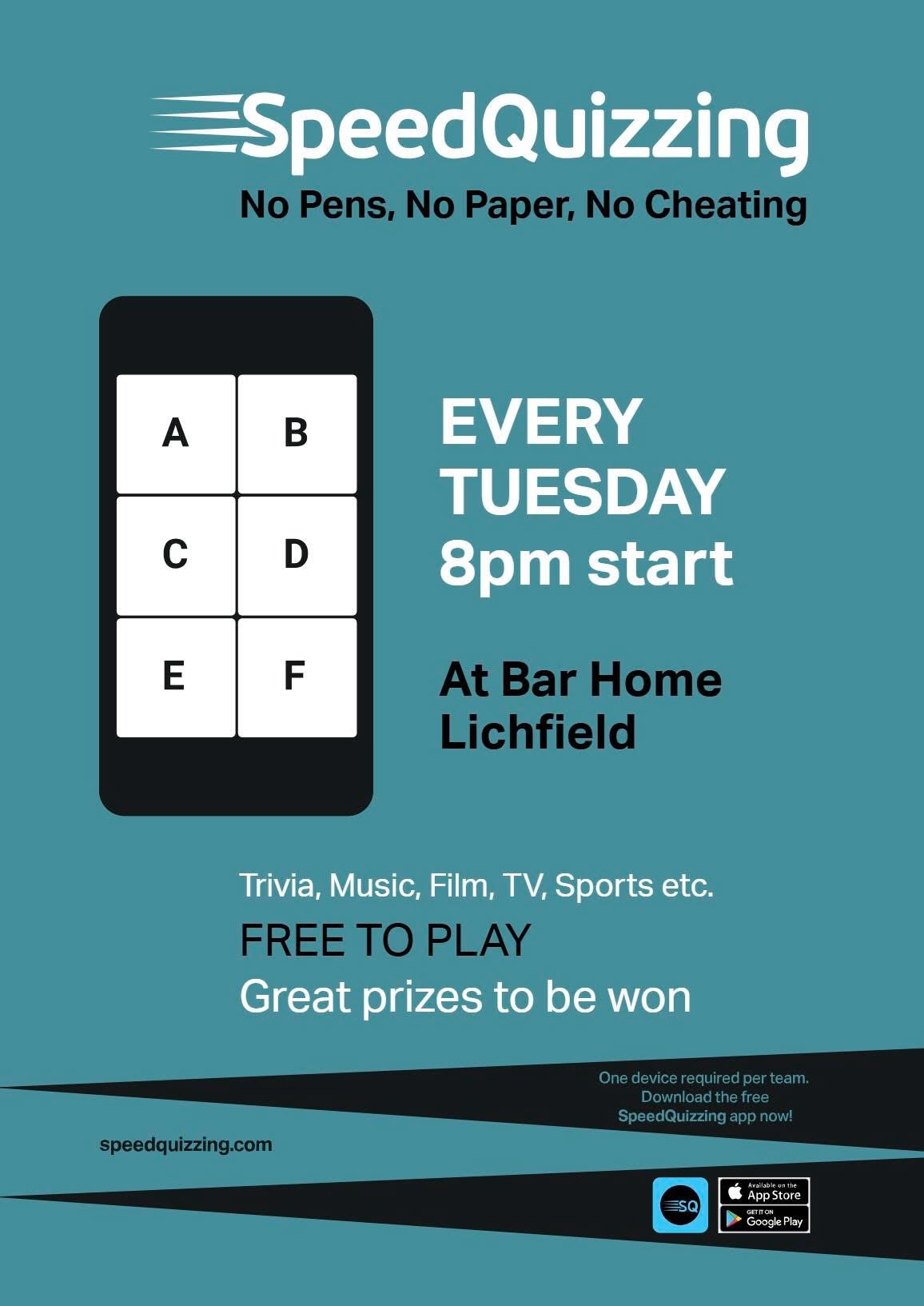 BAR HOME - QUIZ NIGHT