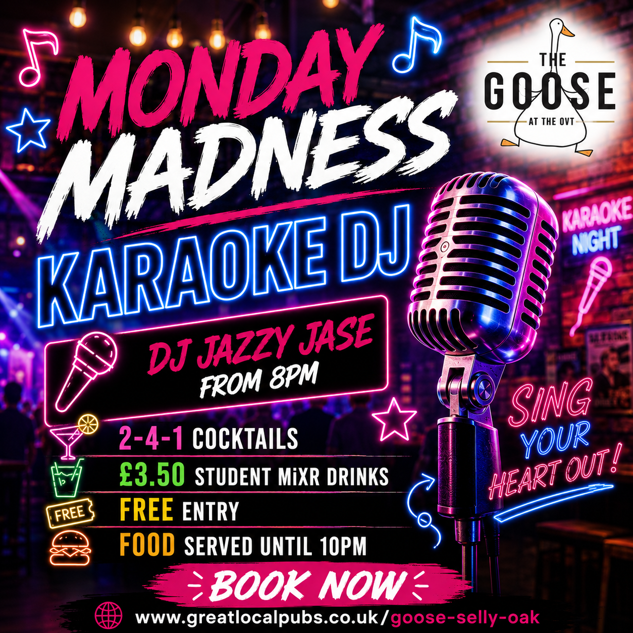 Monday Madness - Karaoke Night