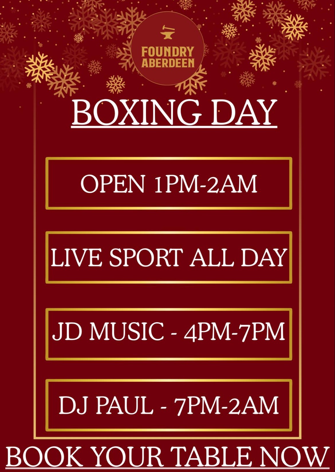 boxing day with a bang 