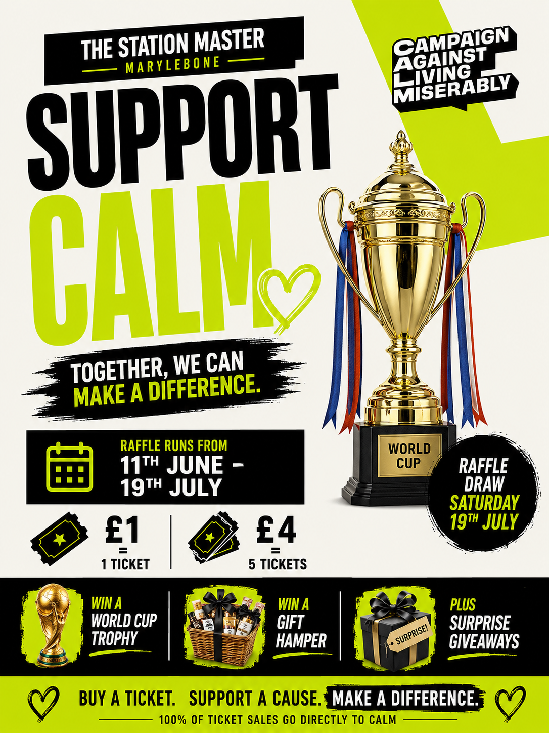Calm Charity Event 