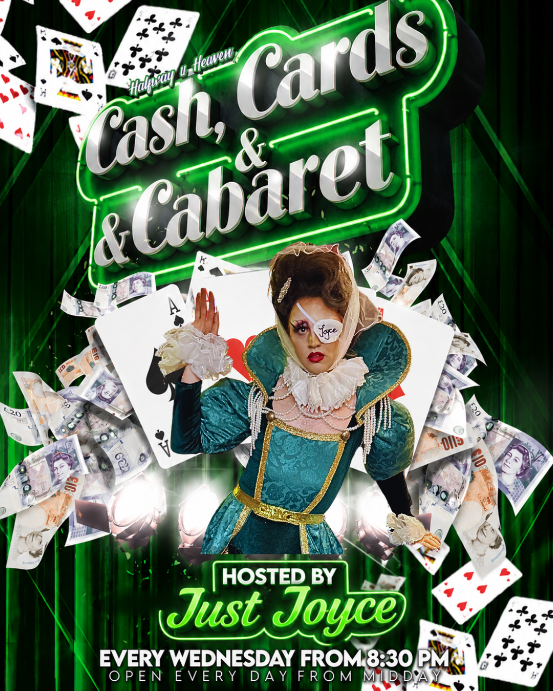 Just Joyce CASH, CARDS and CABARET