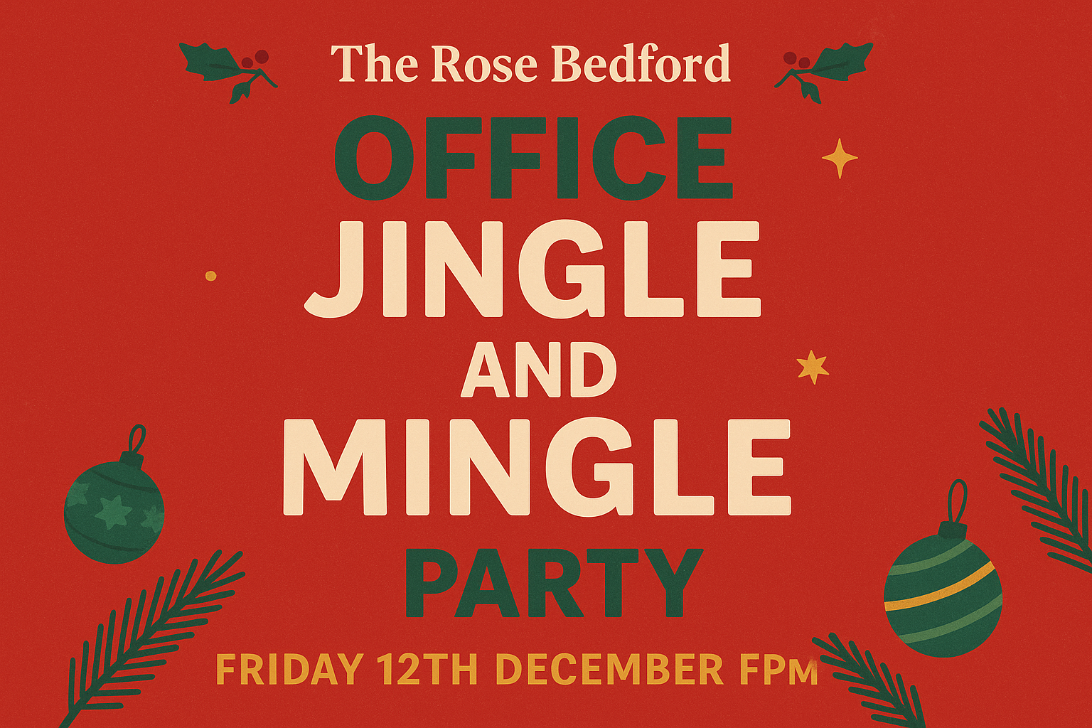 Office Jingle and Mingle Party
