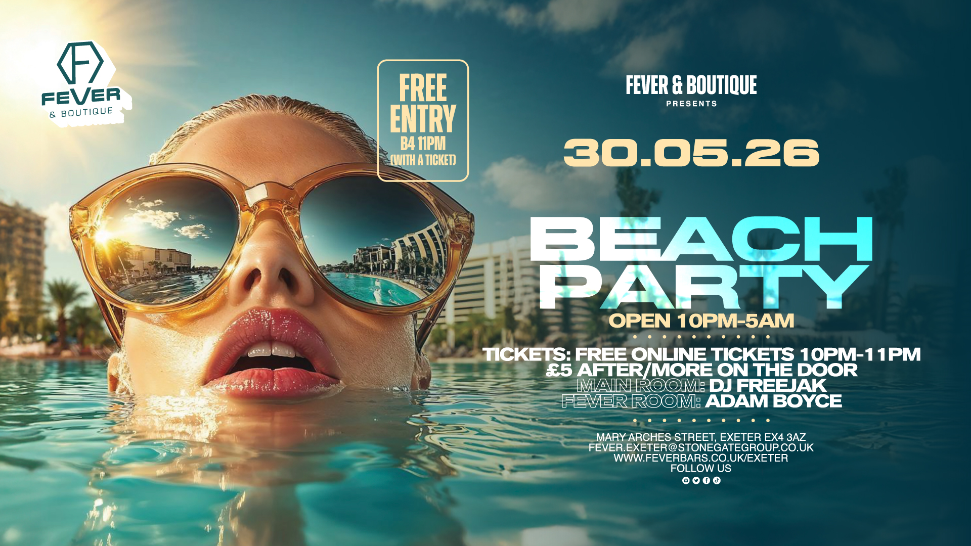 Beach Party til 5am with SAX MAN