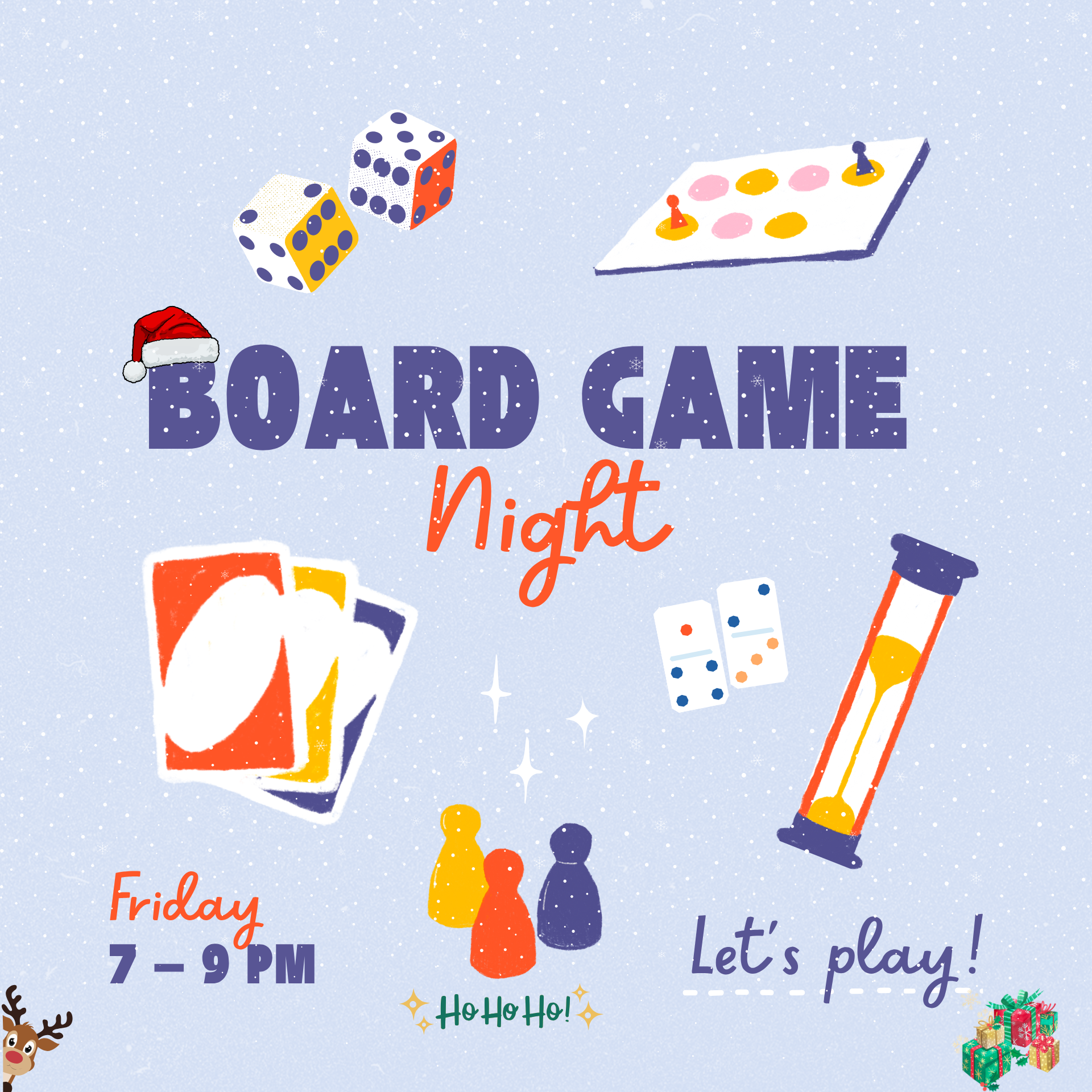 Baubles Bingo and Boardgame Night