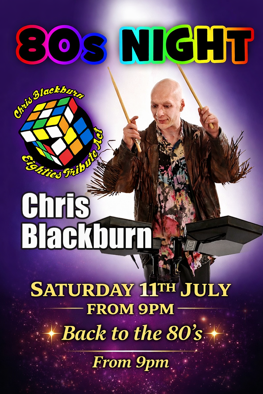 Chris Blackburn Eighties Tribute Ac