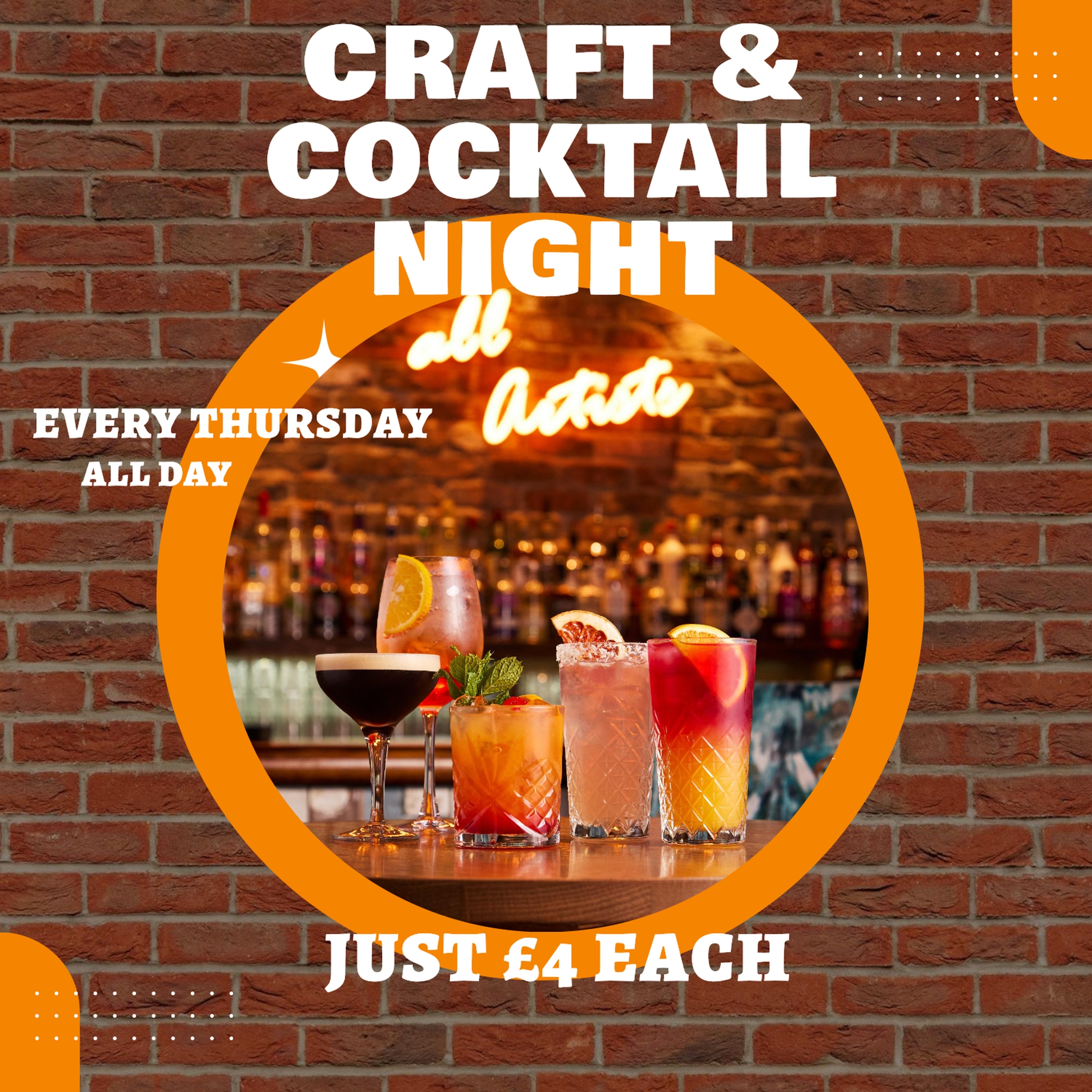 Craft & Cocktail Night
