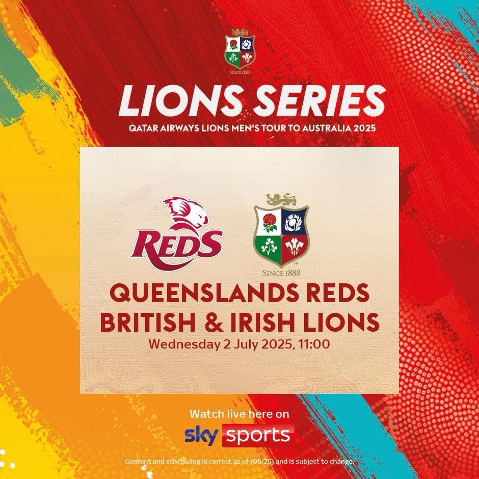 Queenslands Reds Vs British Lions