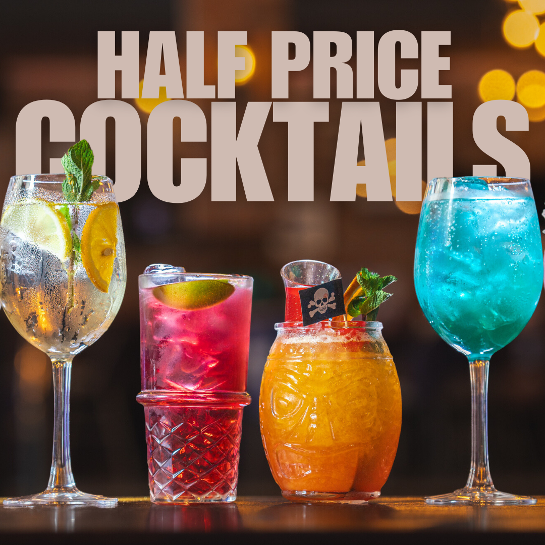 Half Price Cocktails