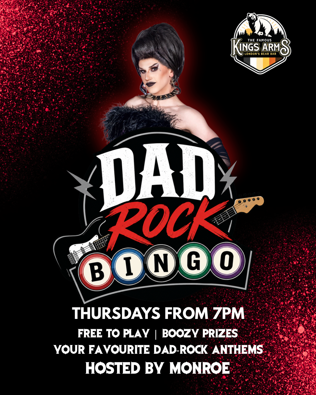 Dad Rock Bingo