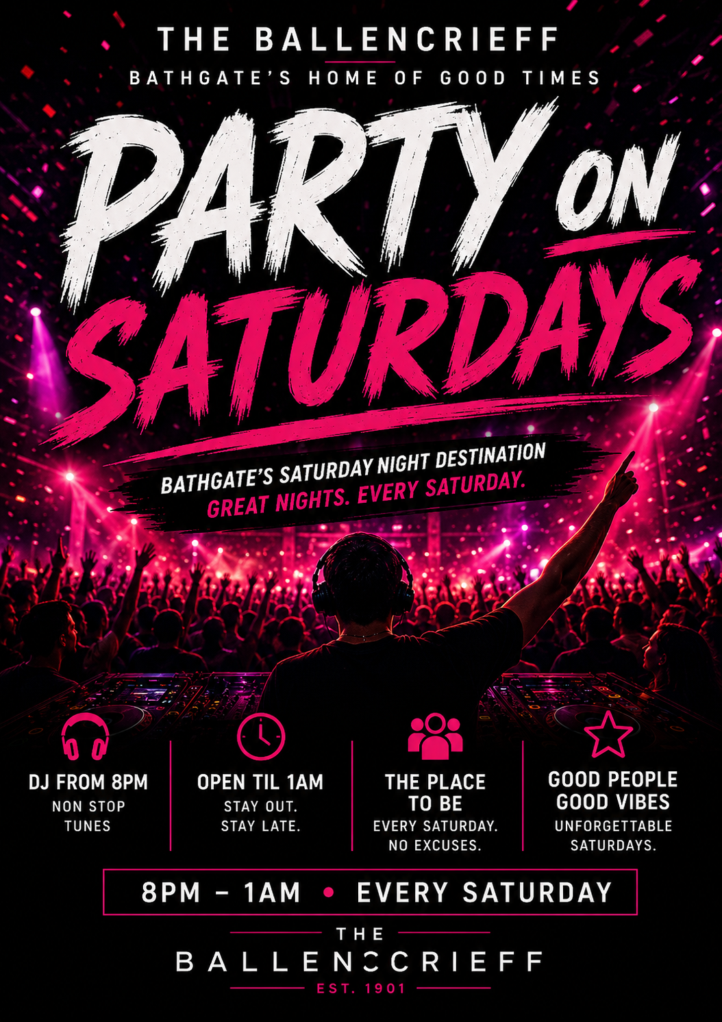Party On Saturday's