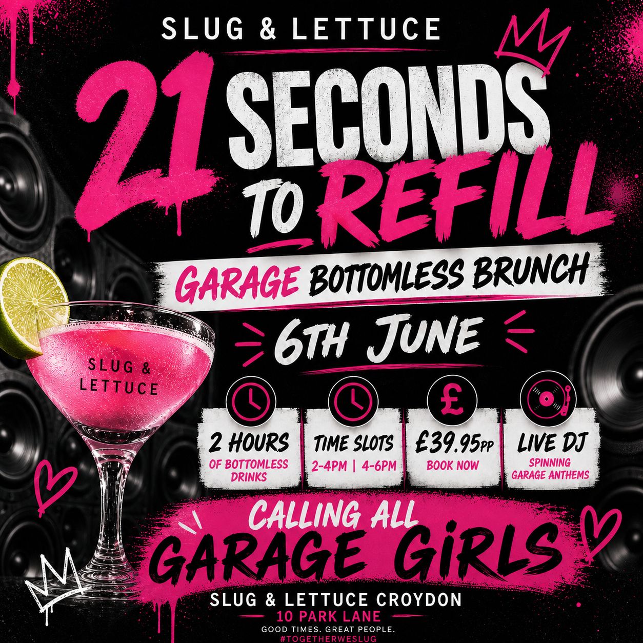 21 Seconds To Refill Brunch 