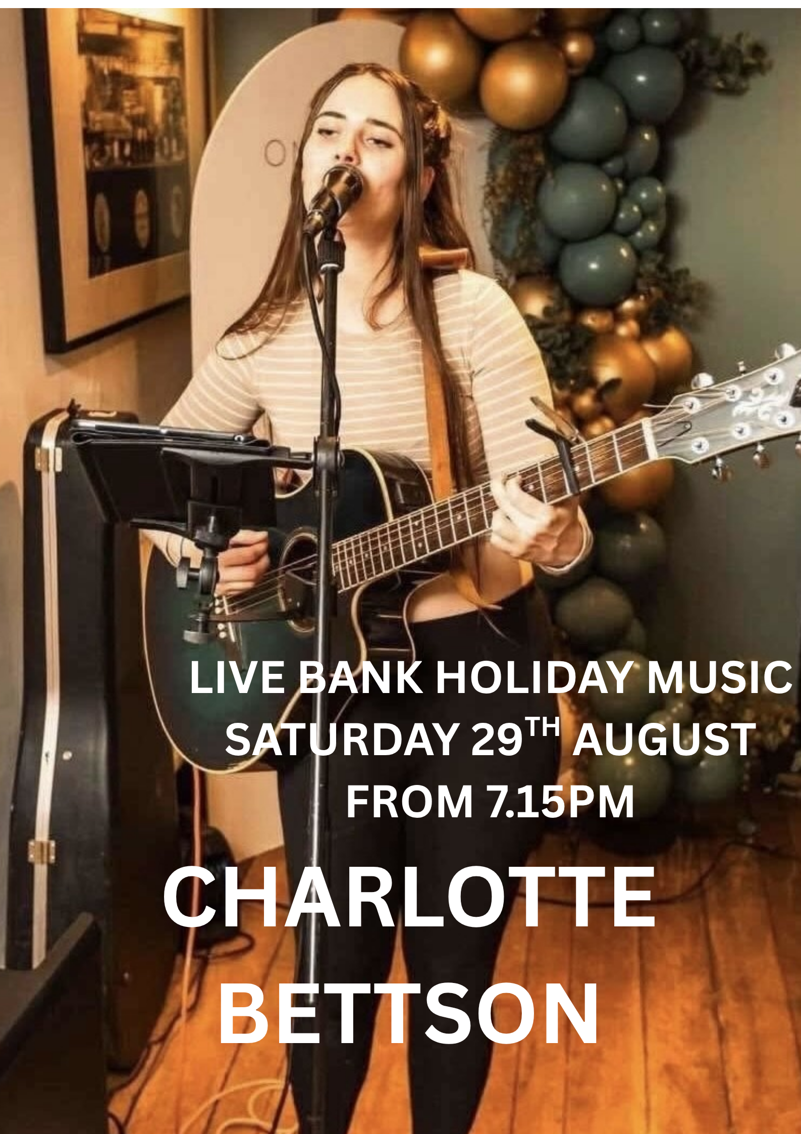 Live Solo Artist-Charlotte Bettson