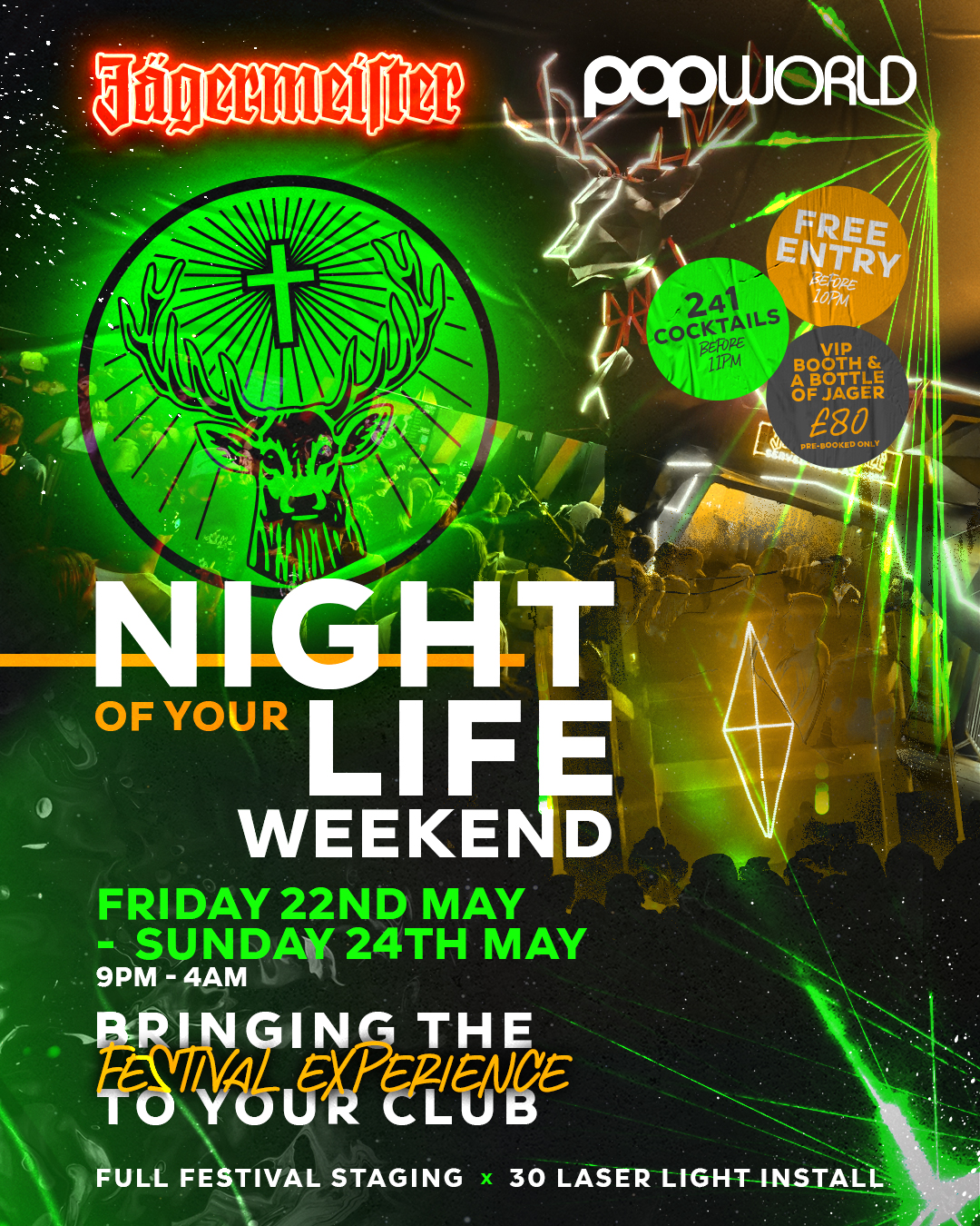  🔥JÄGER NIGHT OF YOUR LIFE WEEKEND