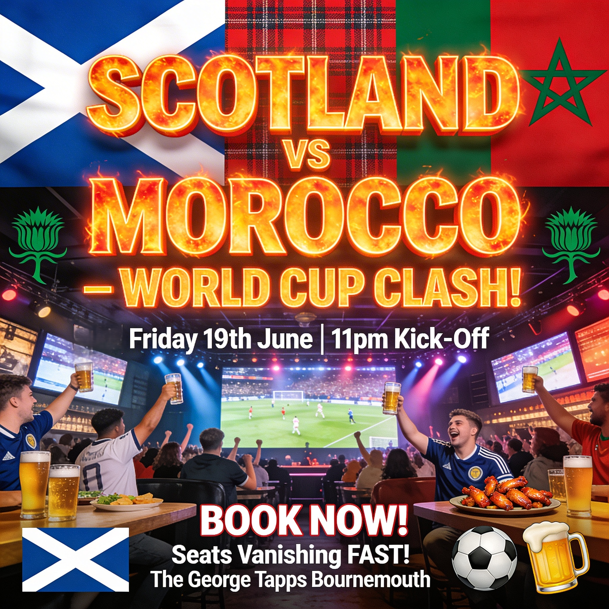 Scotland V Morocco World Cup 