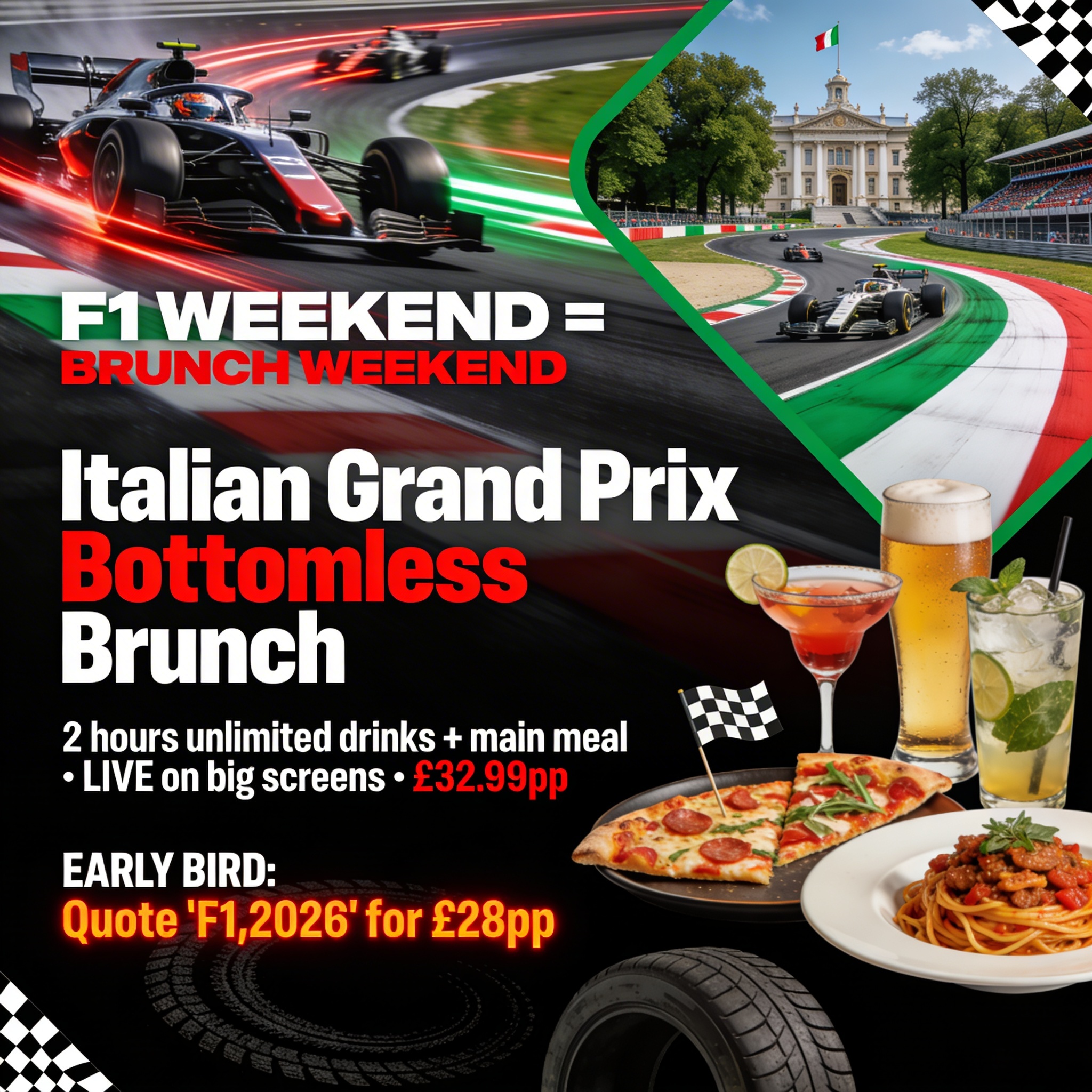 F1 Italian GP Bottomless Brunch