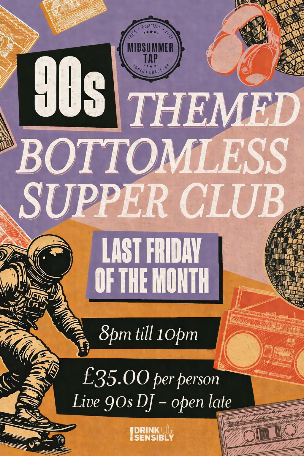 90s Bottomless Supper Club