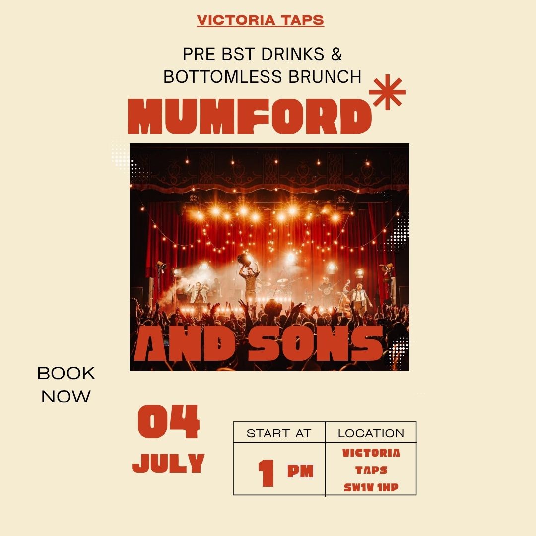 Mumford and Sons BST pre drinks