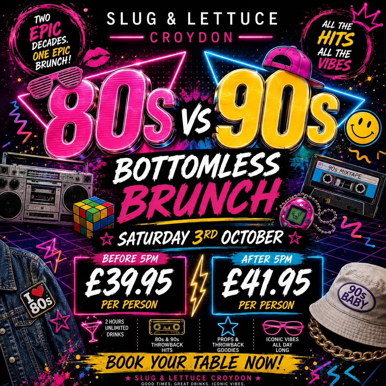 80's vs 90's Brunch 