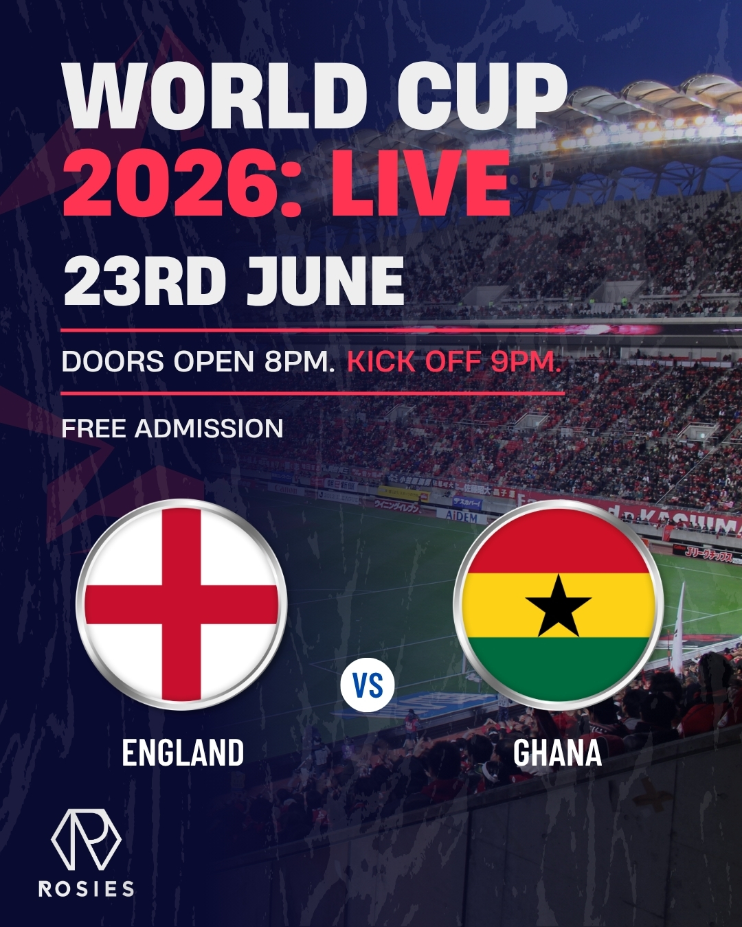 England vs Ghana