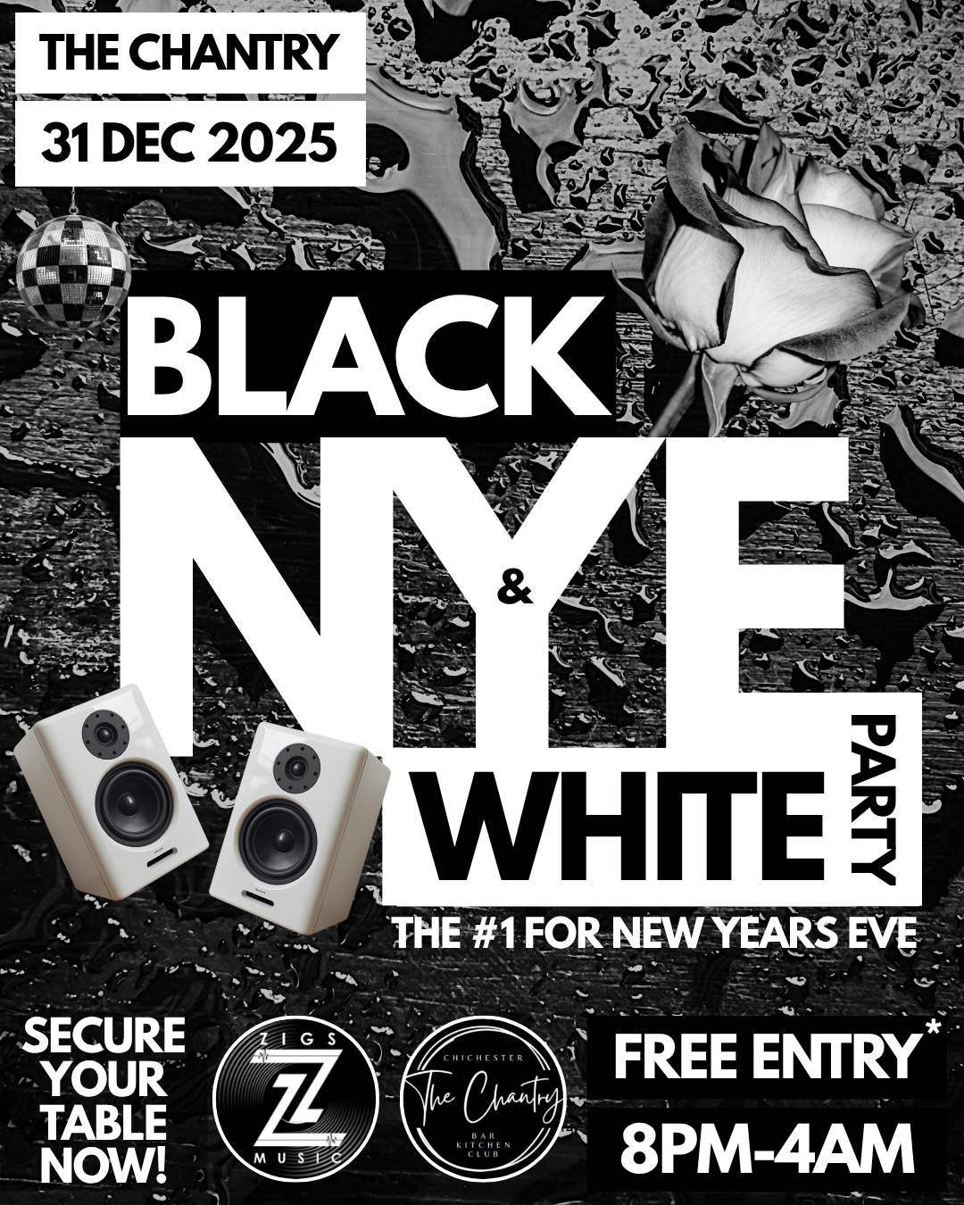 NYE BLACK & WHITE PARTY