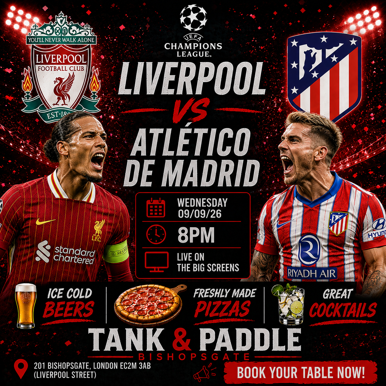 Liverpool vs Atletico de Madrid