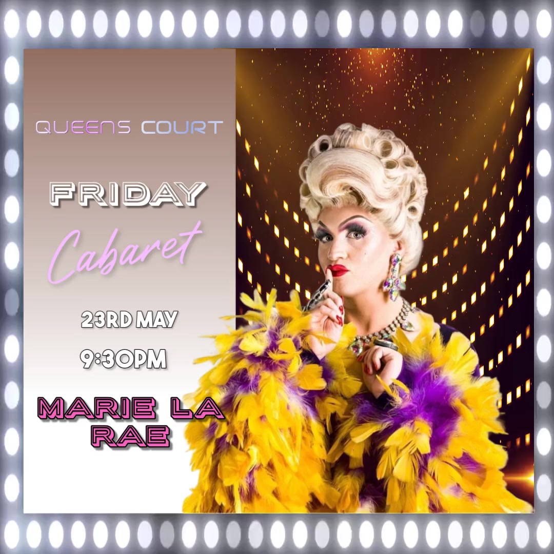 Friday Cabaret with Marie la Rae