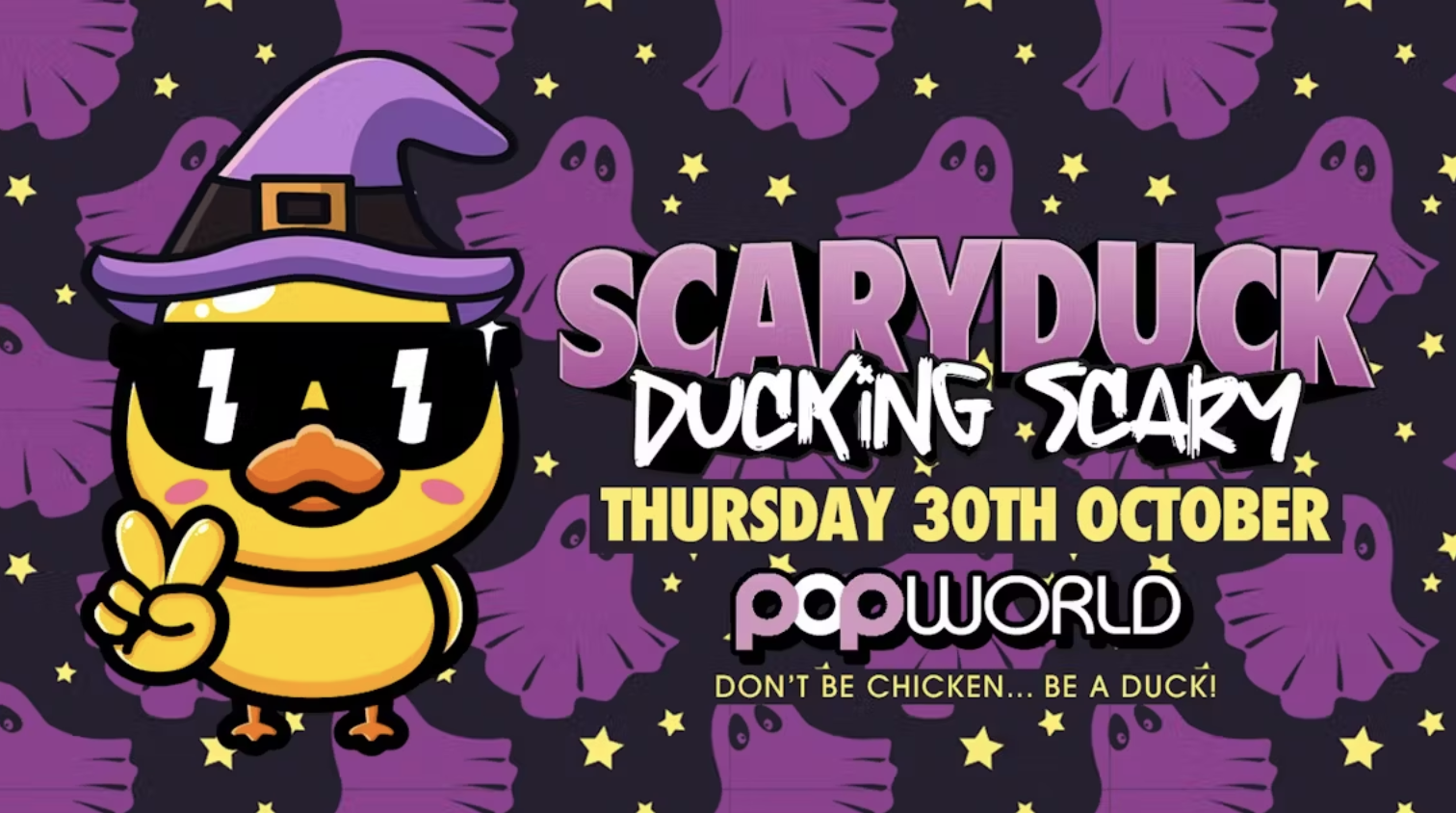 Halloween Eve Scary Duck