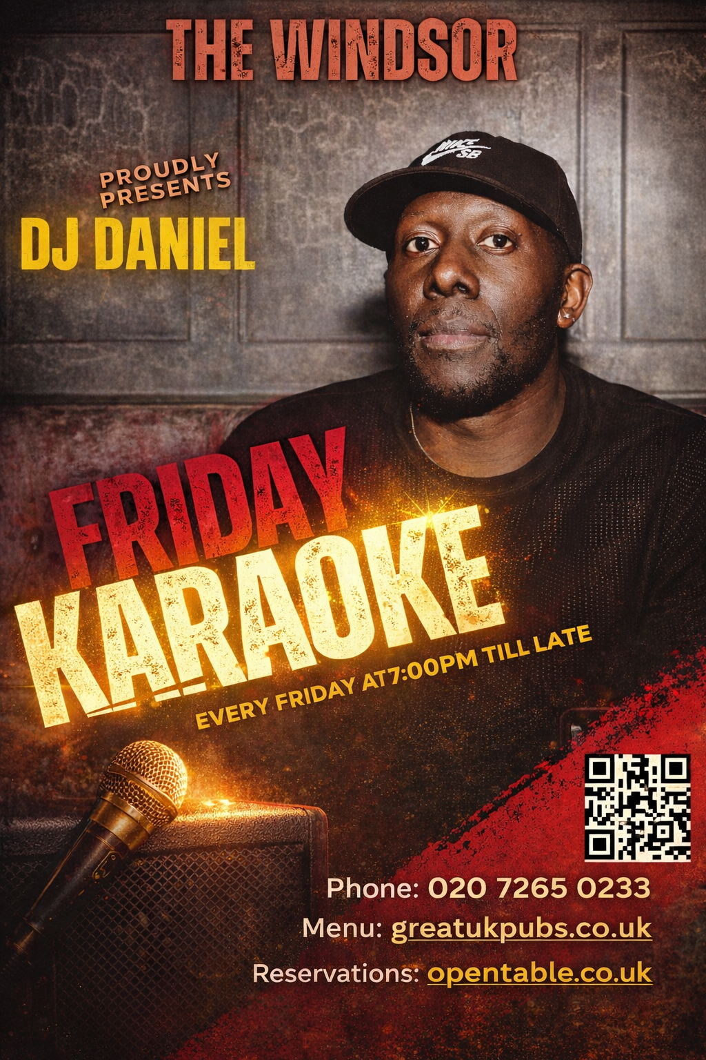 karaoke night with DJ Daniel