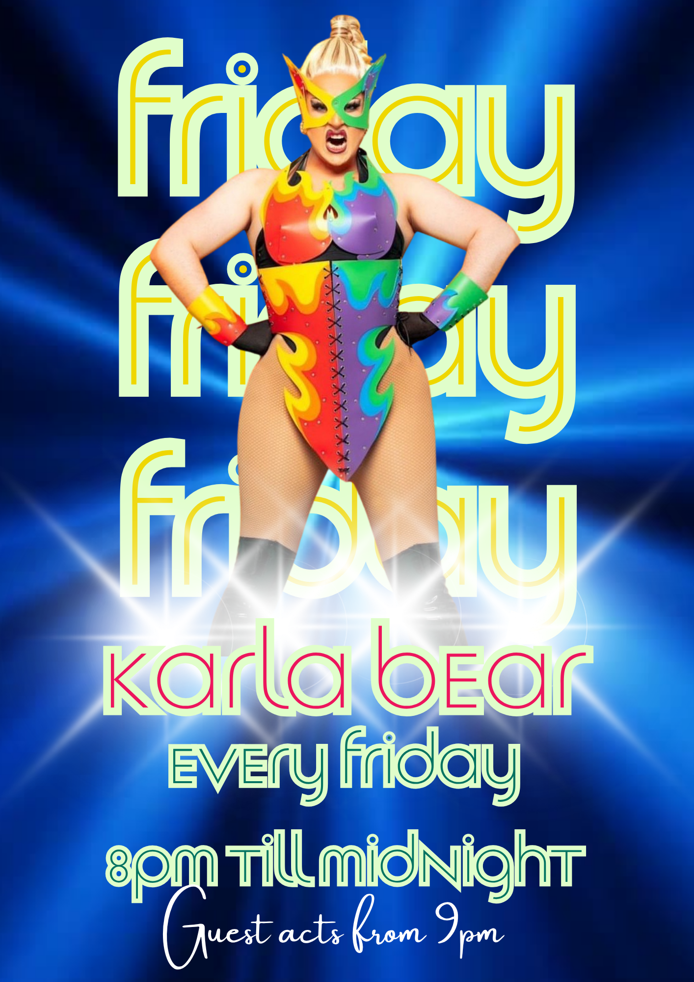 Cabaret every Friday Night from 8pm