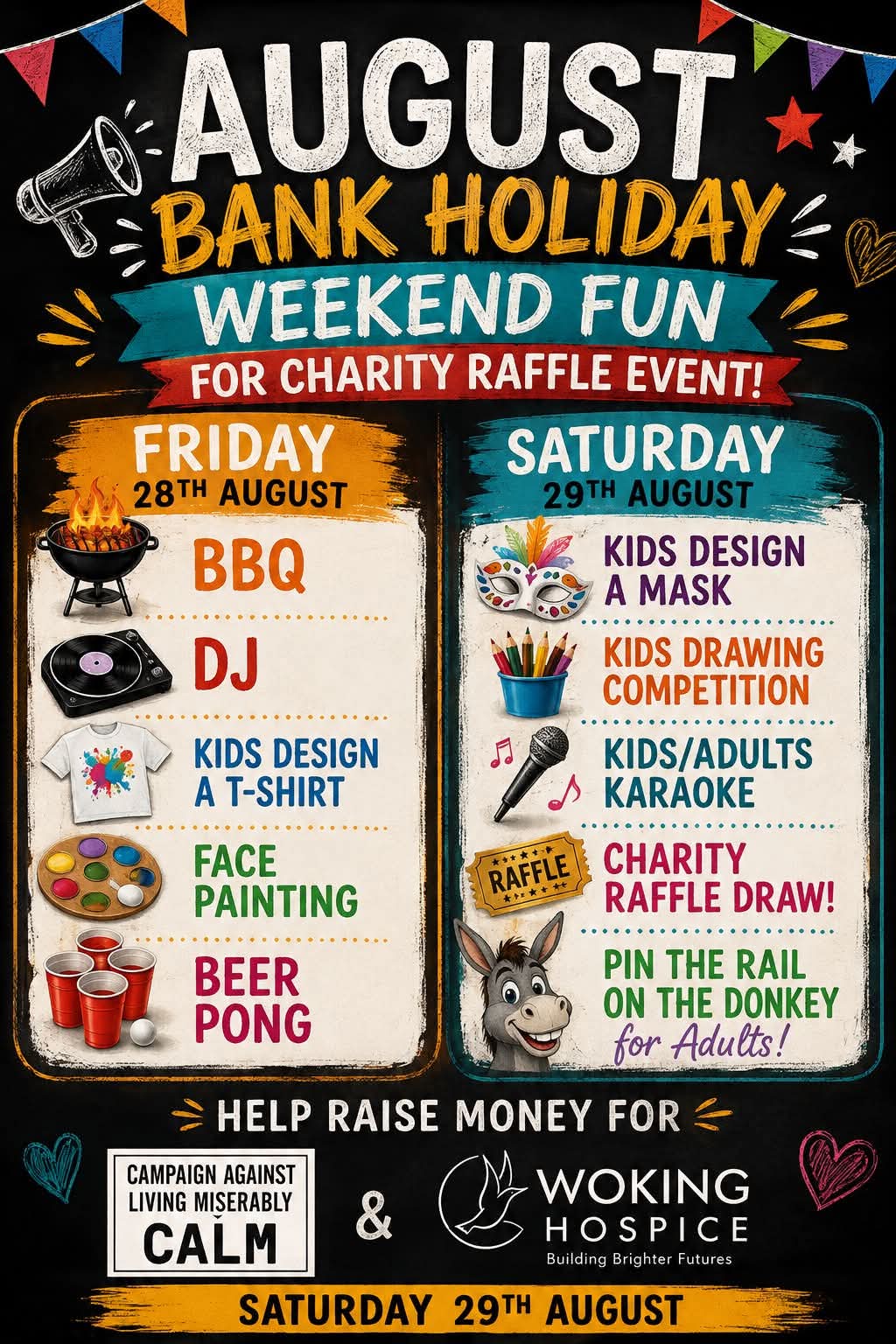 Bank holiday weekender