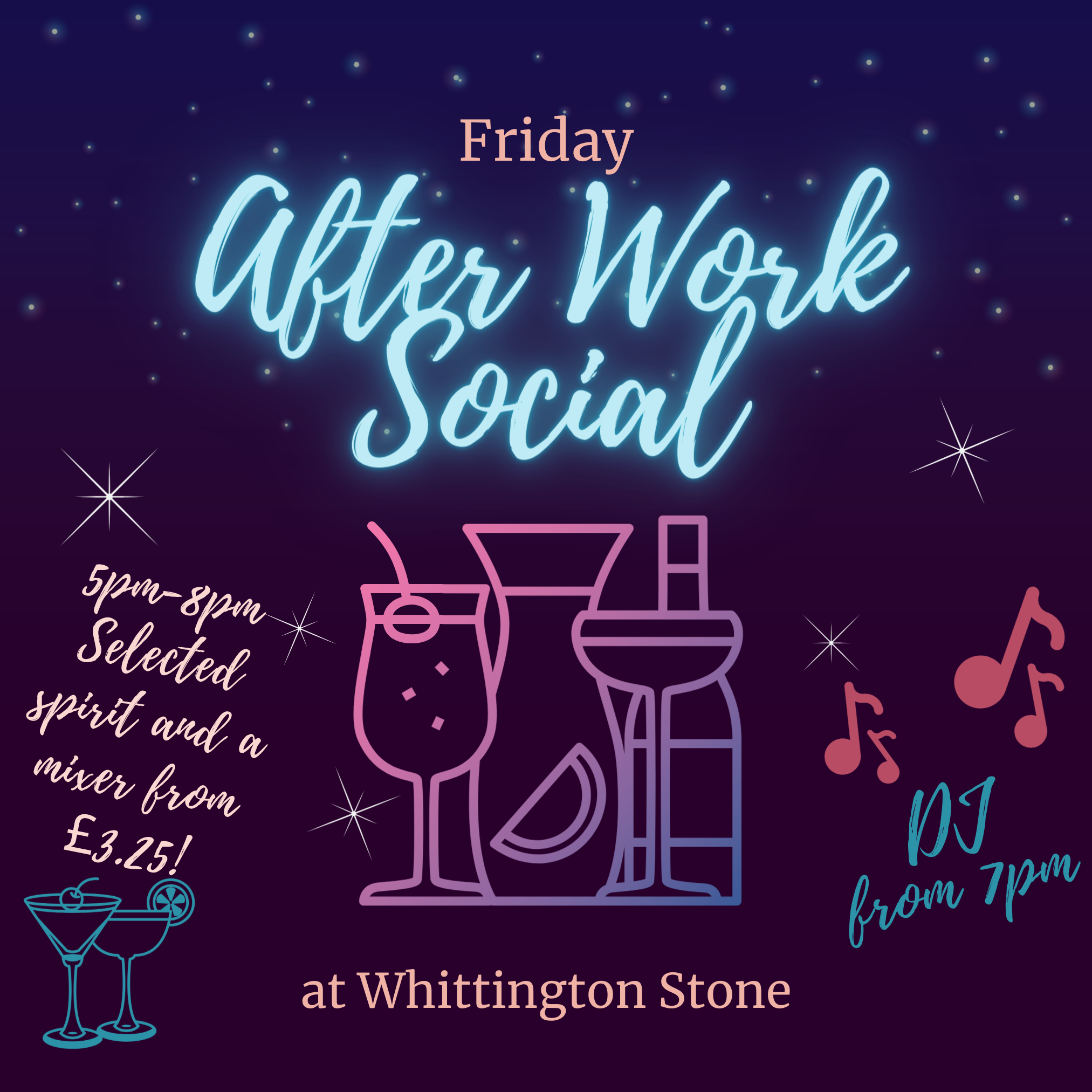 after-work-social-friday-14th-june-whittington-stone-london-islington