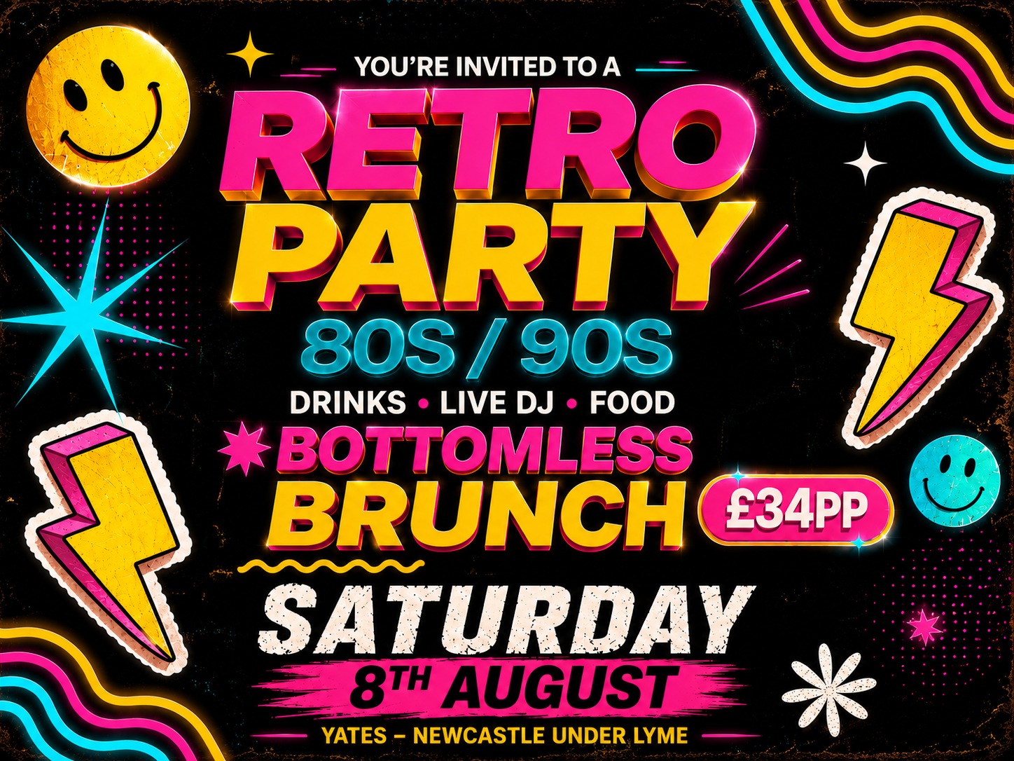 80s / 90s Bottomless Brunch 
